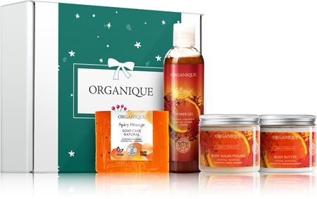 Organique Gift Set Cozy Winter Spice Christmas gift set for the body