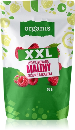 Organis Lyofilizované maliny XXL sušené ovoce