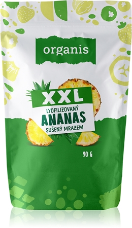 Organis Lyofilizovaný ananas XXL sušené ovoce