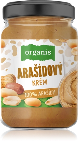 Organis Arašídový krém Jemný ořechová pomazánka