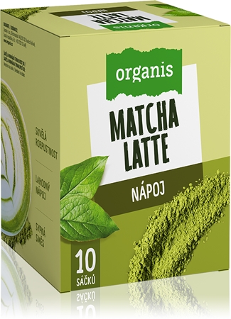 Organis Matcha Latte matcha prášok