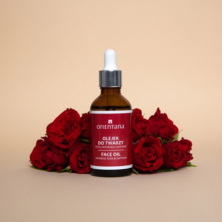 Orientana Japanese Rose & Saffron Face Oil huile visage rajeunissante