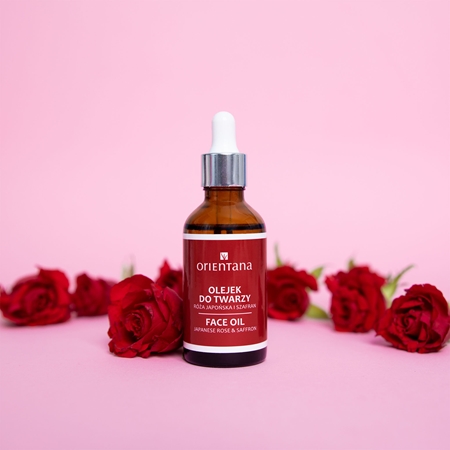 Orientana Japanese Rose & Saffron Face Oil huile visage rajeunissante