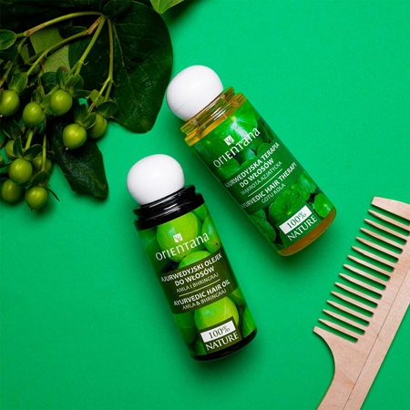 Orientana Ayurvedic Therapy Gotu Kola regenerační olej na vlasy pro podporu růstu vlasů