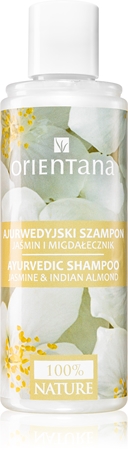 Orientana Ayurvedic Shampoo Jasmine & Indian Almond šampon proti řídnutí a padání vlasů