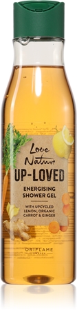 Oriflame Love Nature Up-Loved Upcycled Lemon & Organic Carrot & Ginger energizující sprchový gel