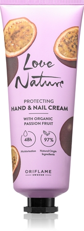 Oriflame Love Nature Organic Passion Fruit ochranný krém na ruce