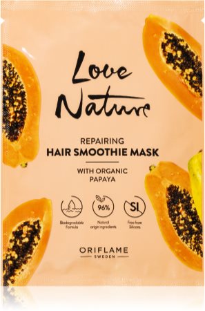 Oriflame Love Nature Organic Papaya αναγεννητική μάσκα για τα μαλλιά