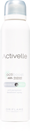 Oriflame Activelle Invisible Fresh antiperspirant deodorant spray
