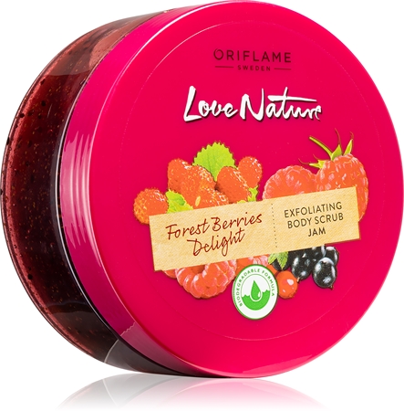 Oriflame Love Nature Forest Berries Delight čisticí tělový peeling