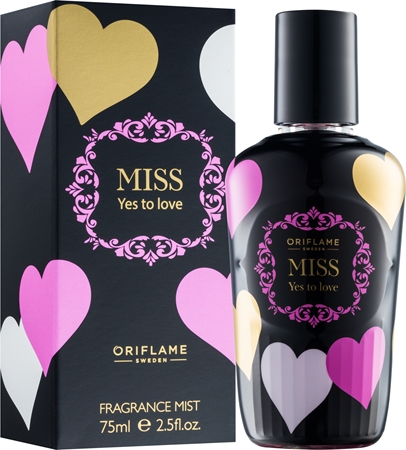 Oriflame Miss Yes To Love spray corpo per donna 75 ml