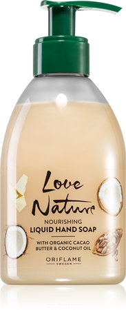 Oriflame Love Nature Cacao Butter & Coconut Oil hranjivi tekući sapun za ruke