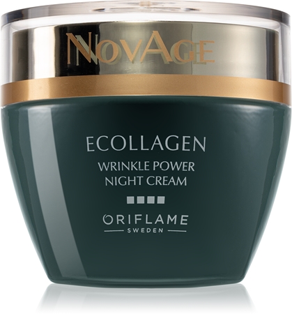 Oriflame NovAge Ecollagen crema de noapte cu efect de intinerire antirid