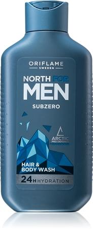 Oriflame North for Men Subzero šampon a sprchový gel 2 v 1 pro muže