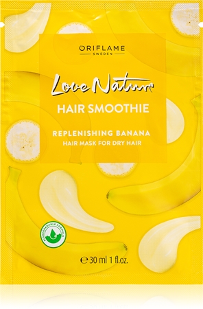 Oriflame Love Nature Replenishing Banana Återfuktande mask För torrt hår