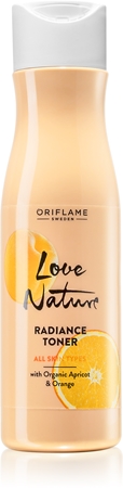 Oriflame Love Nature Organic Apricot & Orange skaistinamasis odos losjonas drėkinimui užtikrinti ir poroms sutraukti