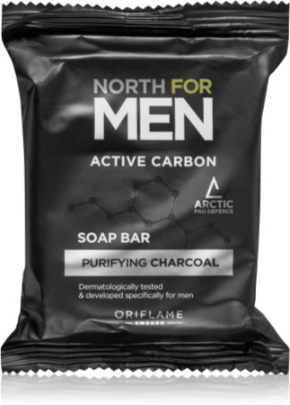 Oriflame North for Men Active Carbon Puhastav seep aktiivsöega