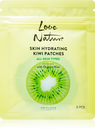 Oriflame Love Nature hydratačná maska s kivi na tvár a očné okolie