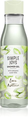Oriflame Love Nature Simple Joys erfrischendes Duschgel mit Aloe Vera