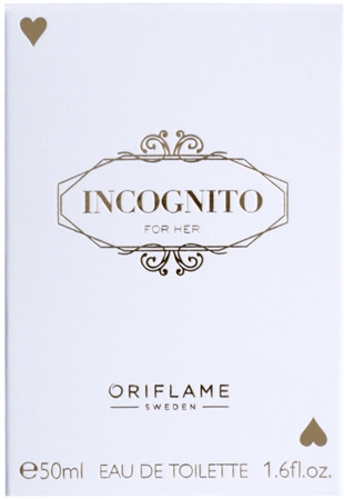 Oriflame Incognito eau de toilette per donna 50 ml