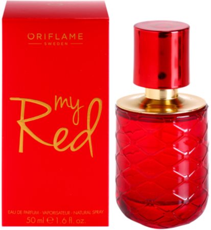 Oriflame My Red eau de parfum per donna 50 ml notino.it