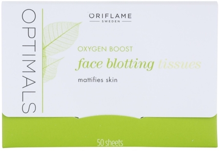 Oriflame Optimals Oxygen Boost bibułki matujące