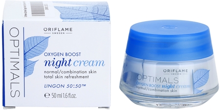 Oriflame Optimals Oxygen Boost Night Cream for Normal and Combination Skin