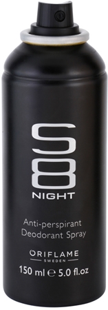 Oriflame S8 Night dezodorans u spreju za muškarce