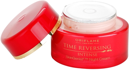 Oriflame Time Reversing Intense wygładzający krem na noc ujędrniający skórę