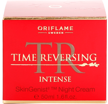 Oriflame Time Reversing Intense wygładzający krem na noc ujędrniający skórę