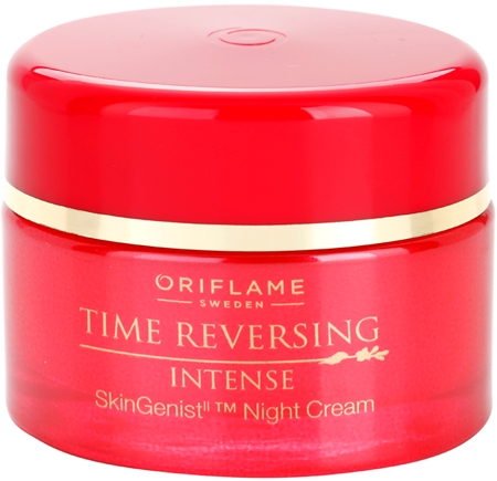 Oriflame Time Reversing Intense wygładzający krem na noc ujędrniający skórę