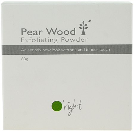Marca
 O'right Pear Wood exfoliante en polvo