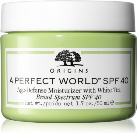 Origins A Perfect World™ SPF 40 Age-Defense Moisturizer With White Tea crème de jour hydratante SPF 40