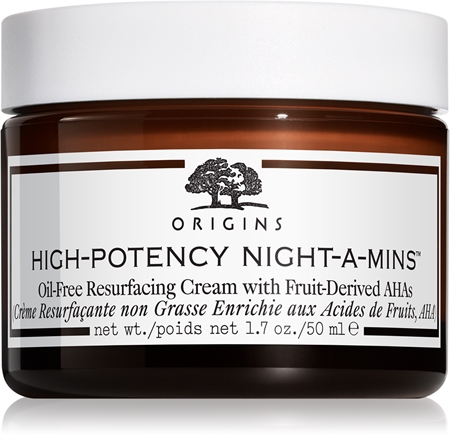 Origins High-Potency Night-A-Mins™ Oil-Free Resurfacing Gel Cream With Fruit-Derived AHAs crème de nuit régénérante pour renouveler la consistance de la peau