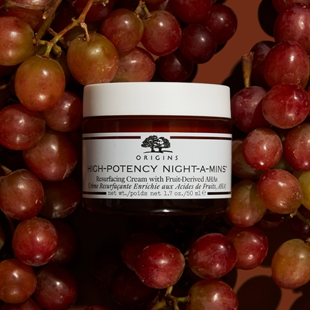 Origins High-Potency Night-A-Mins™ Oil-Free Resurfacing Gel Cream With Fruit-Derived AHAs crème de nuit régénérante pour renouveler la consistance de la peau