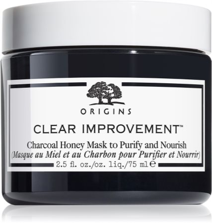 Origins Clear Improvement® Charcoal Honey Mask To Purify & Nourish Masca de curățare cu cărbune