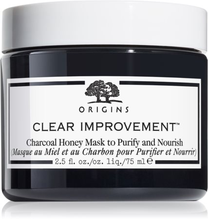 Origins Clear Improvement® Charcoal Honey Mask To Purify & Nourish очищуюча маска з активованим вугіллям