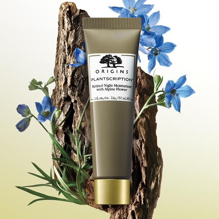 Origins Plantscription™ Retinol Night Moisturizer With Alpine Flower crème de nuit hydratante au rétinol