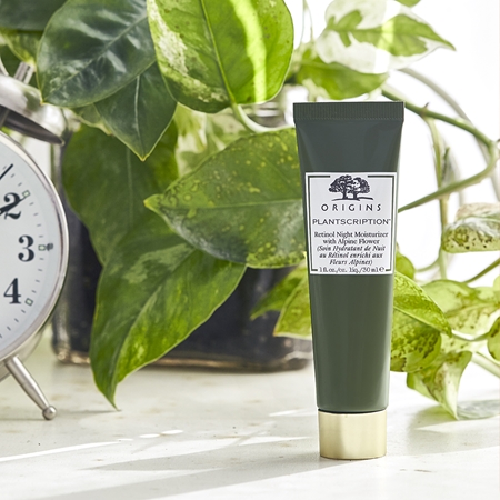 Origins Plantscription™ Retinol Night Moisturizer With Alpine Flower crème de nuit hydratante au rétinol