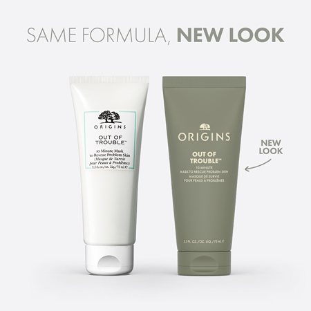 Origins Out Of Trouble™ 10 Minute Mask To Rescue Problem Skin masque visage intense pour améliorer instantanément l'apparence de la peau