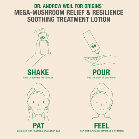 Origins Dr. Andrew Weil for Origins™ Mega-Mushroom Relief & Resilience Soothing Treatment Lotion Softening and Soothing Face Lotion