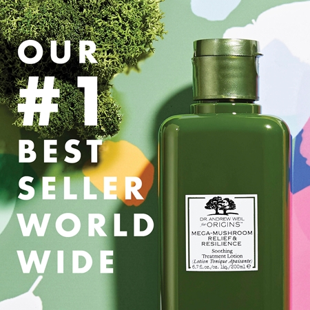 Origins Dr. Andrew Weil for Origins™ Mega-Mushroom Relief & Resilience Soothing Treatment Lotion lotion adoucissante et apaisante visage