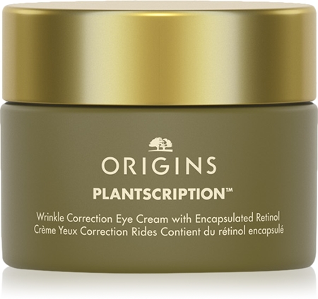 Origins Plantscription™ Wrinkle Correction Eye Cream With Encapsulated Retinol krema za oči za hidrataciju i zaglađivanje s retinolom