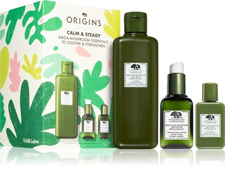 Origins Calm & Steady Mega-Mushroom Set coffret cadeau