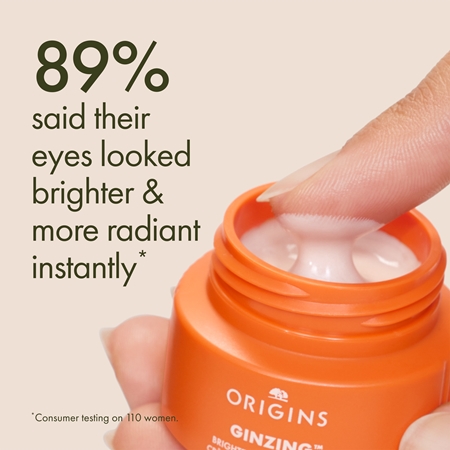 Origins GinZing™ Brightening Eye Cream λαμπρυντική κρέμα ματιών κατά το πρήξιμο και μαύρους κύκλους