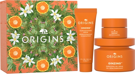 Origins The Glow Boosting Collection Ginzing Set dárková sada pro rozjasnění pleti