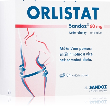 Orlistat Sandoz Orlistat 60 mg tvrdé tobolky pro snížení hmotnosti