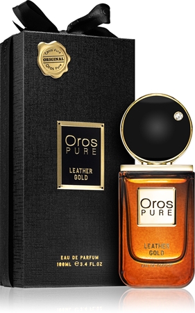 Oros Pure Leather Gold Parfumuotas vanduo Unisex (Crystal Swarovski)