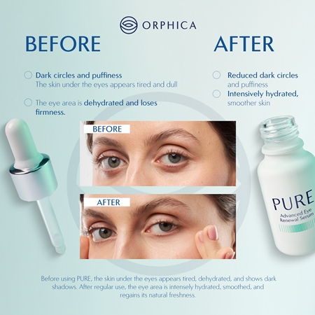 Orphica Pure sérum de nuit illuminateur contour yeux