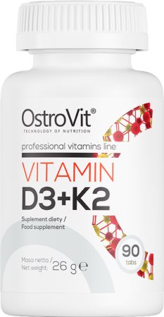 OstroVit Witamina D3 + K2 suplement diety do wspomagania zdrowia kości i zębów